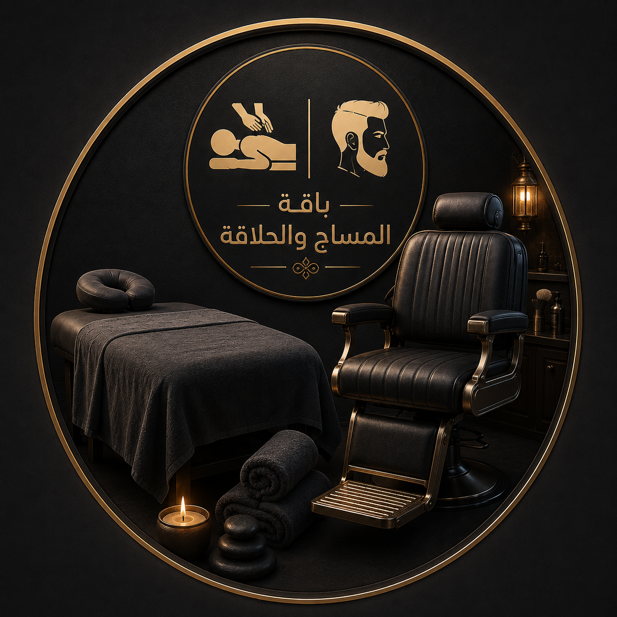 باقة المساج والحلاقة